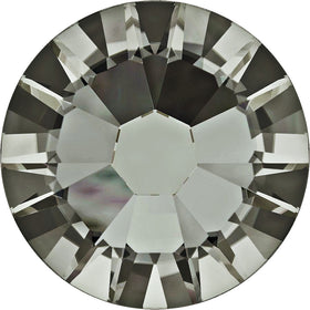1440  Black Diamond - 2028 Swarovski SS8 Hotfix Flat Backs - BeadPrism