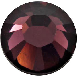 Swarovski 2028 Foiled Flatbacks SS12 Burgundy No Hotfix Rhinestones, Choose Quantity - BeadPrism