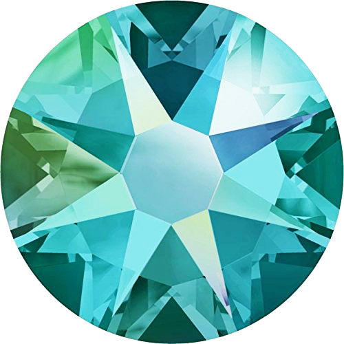 1440  Blue Zircon Shimmer - 2088 Swarovski SS12 Glue On Flat Backs - BeadPrism