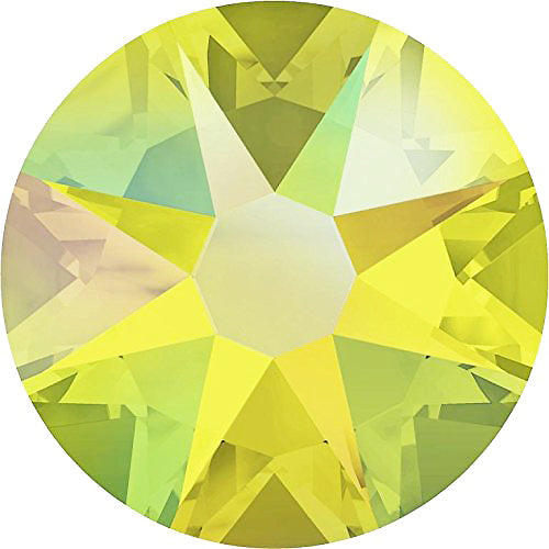 1440  Citrine Shimmer - 2088 Swarovski SS12 Glue On Flat Backs - BeadPrism