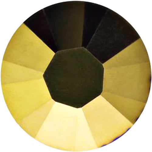 Swarovski 2028 Foiled Flatbacks SS16 Crystal Dorado No Hotfix Rhinestones, Choose Quantity - BeadPrism