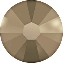 Load image into Gallery viewer, 1440  Crystal Metallic Light Gold  - 2058 Swarovski SS9 Glue On Flat Backs - BeadPrism