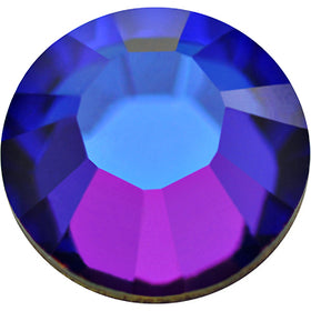 Swarovski 2088 Foiled Flatbacks SS16 Crystal Meridian Blue No Hotfix Rhinestones, Choose Quantity - BeadPrism