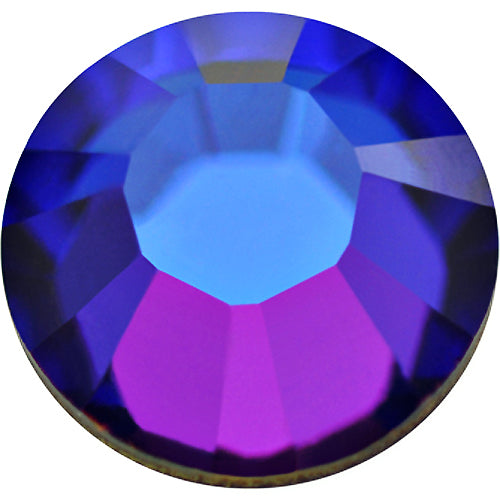 Swarovski 2088 Foiled Flatbacks SS16 Crystal Meridian Blue No Hotfix Rhinestones, Choose Quantity - BeadPrism