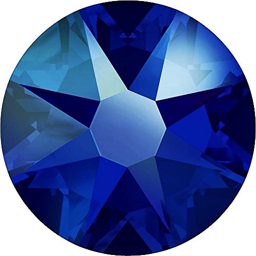 1440  Cobalt Shimmer - 2088 Swarovski SS12 Glue On Flat Backs - BeadPrism