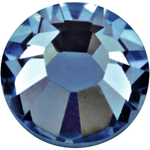 Swarovski 2058 Foiled Flatbacks SS30 Denim Blue No Hotfix Rhinestones, Choose Quantity - BeadPrism