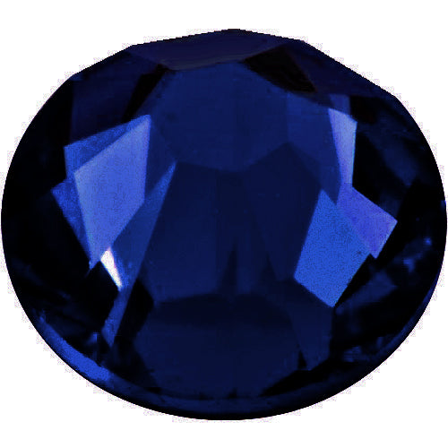 Swarovski 2058 Foiled Flatbacks SS16 Dark Indigo No Hotfix Rhinestones, Choose Quantity - BeadPrism