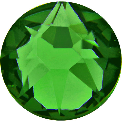 Swarovski 2088 Foiled Flatbacks SS16 Fern Green No Hotfix Rhinestones, Choose Quantity - BeadPrism