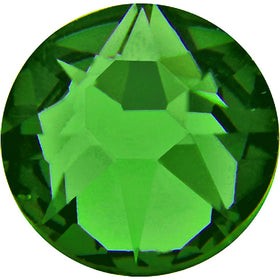 Swarovski 2058 Foiled Flatbacks SS7 Fern Green No Hotfix Rhinestones, Choose Quantity - BeadPrism