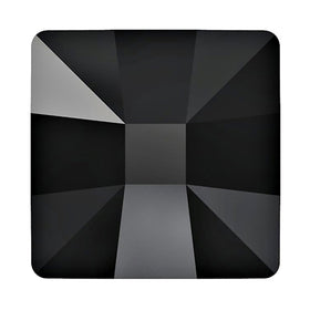 144  Jet - 10mm 2483 Mosaic  Swarovski Flatback Glue On Flat Backs - BeadPrism
