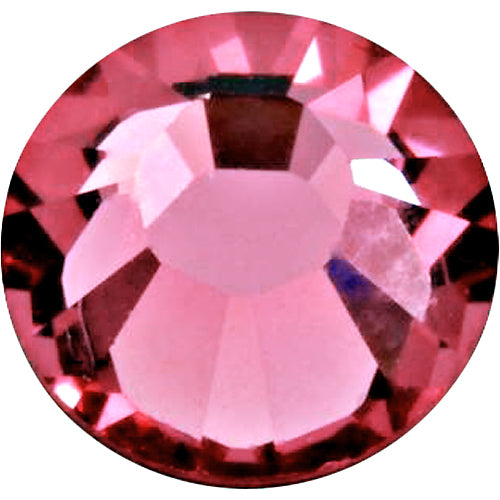 1440  Indian Pink - 2058 Swarovski SS12 Glue On Flat Backs - BeadPrism