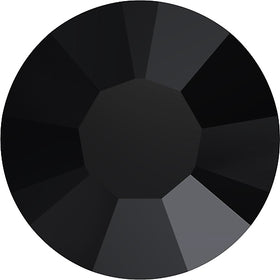 Swarovski 2078 Hotfix Flatbacks SS12 JET Rhinestones, Choose Quantity - BeadPrism