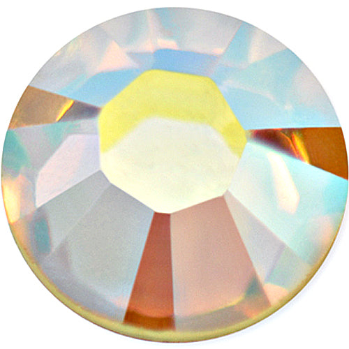 Swarovski 2058 Foiled Flatbacks SS12 Jonquil AB No Hotfix Rhinestones, Choose Quantity - BeadPrism
