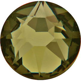 144  Khaki -  2028 Swarovski SS40 Glue On Flat Backs - BeadPrism