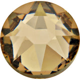 1440  Light Colorado Topaz - 2028 Swarovski SS16 Hotfix Flat Backs