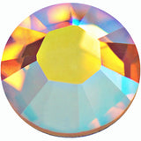 Swarovski 2028 Foiled Flatbacks SS20 Light Colorado Topaz AB No Hotfix Rhinestones, Choose Quantity