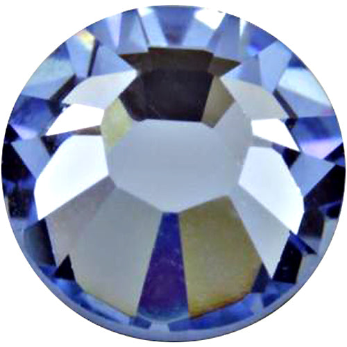 1440  Light Sapphire - 2058 Swarovski SS10 Glue On Flat Backs - BeadPrism