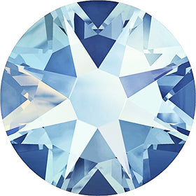 1440  Light Sapphire Shimmer - 2088 Swarovski SS12 Glue On Flat Backs - BeadPrism