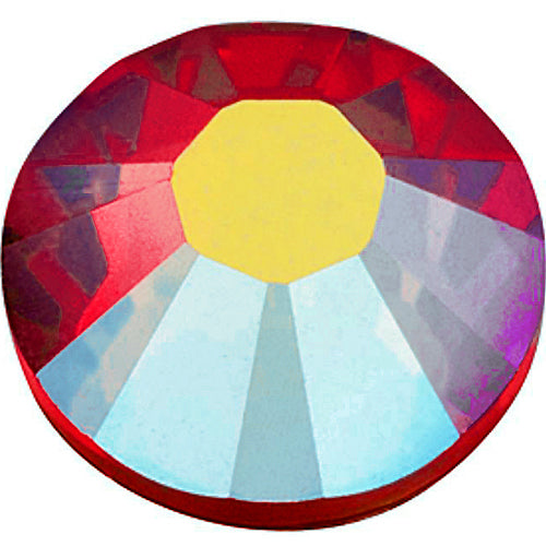 1440  Light Siam AB -  2088 Swarovski SS20 Glue On Flat Backs - BeadPrism