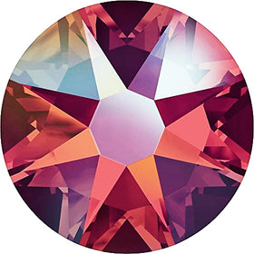 1440  Light Siam Shimmer - 2088 Swarovski SS12 Glue On Flat Backs - BeadPrism