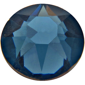 Swarovski 2028 Hotfix Flatbacks SS30 Montana Rhinestones, Choose Quantity - BeadPrism