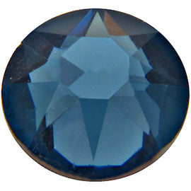 144  Montana - 2028 Swarovski SS34 Hotfix Flat Backs - BeadPrism