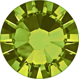 Swarovski 2028 Foiled Flatbacks SS9 Olivine No Hotfix Rhinestones, Choose Quantity - BeadPrism