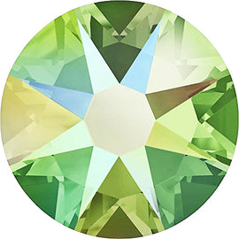1440  Peridot Shimmer - 2088 Swarovski SS12 Glue On Flat Backs - BeadPrism