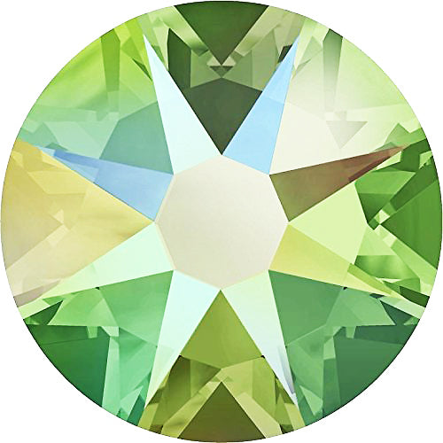 1440  Peridot Shimmer - 2088 Swarovski SS12 Glue On Flat Backs - BeadPrism