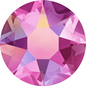 Swarovski 2028 Foiled Flatbacks SS12 Rose AB No Hotfix Rhinestones, Choose Quantity - BeadPrism