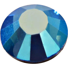 360  Sapphire AB -  2058 Swarovski SS30 Glue On Flat Backs - BeadPrism