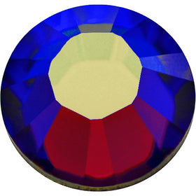 360  Siam AB -  2028 Swarovski SS30 Glue On Flat Backs - BeadPrism