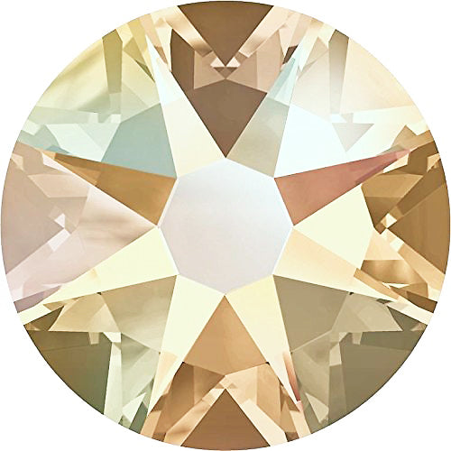 1440  Silk Shimmer - 2088 Swarovski SS12 Glue On Flat Backs - BeadPrism