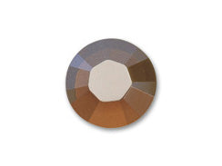 Swarovski 2028 Foiled Flatbacks SS9 Smoked Topaz SATIN No Hotfix Rhinestones, Choose Quantity - BeadPrism