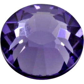 Swarovski 2028 Foiled Flatbacks SS9 Tanzanite No Hotfix Rhinestones, Choose Quantity - BeadPrism