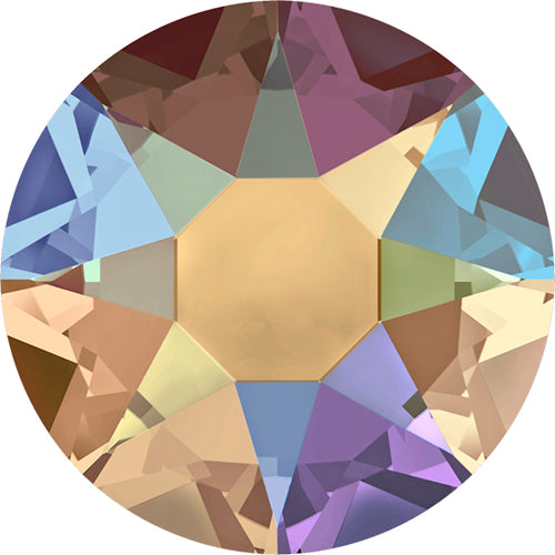 1440  Topaz Shimmer - 2088 Swarovski SS12 Glue On Flat Backs - BeadPrism