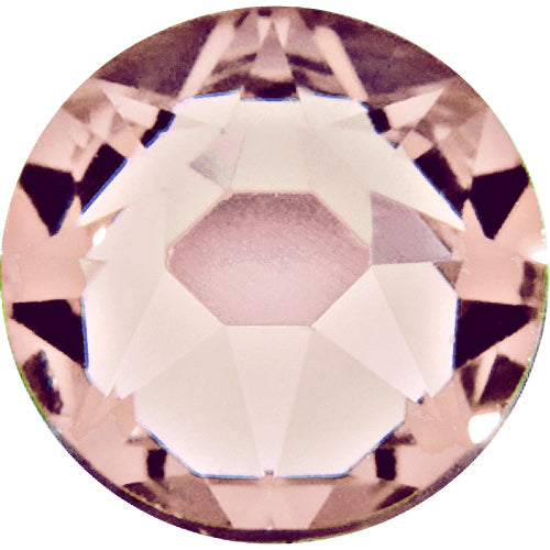 Swarovski 2028 Foiled Flatbacks SS34 Vintage Rose No Hotfix Rhinestones, Choose Quantity - BeadPrism