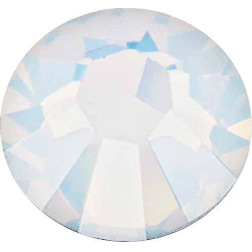 1440  White Opal - 2028 Swarovski SS10 Hotfix Flat Backs - BeadPrism