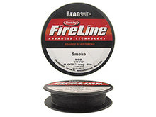 Load image into Gallery viewer, Smoke Grey FireLine Bead Thread 8LB Test - 50 Yard Spool - BeadPrism