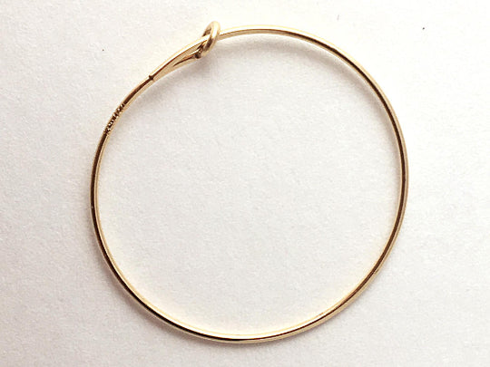 4 Pc Beading Hoops 25mm, 14k Gold-Filled Findings, Gold Hoop Earrings - GF160-4P - BeadPrism