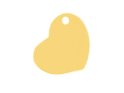 10mm Gold-Filled Heart Charm - BeadPrism