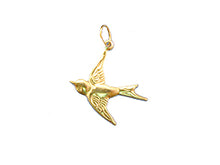 Load image into Gallery viewer, Gold-Filled Dove Charm - BeadPrism
