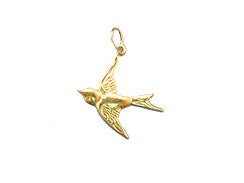 Gold-Filled Dove Charm - BeadPrism