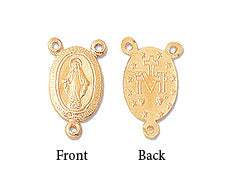 Gold-Filled Virgin Mary Charm - BeadPrism