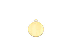 9.5mm Gold-Filled Round Disc - BeadPrism