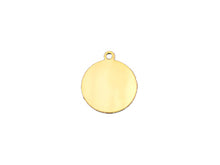Load image into Gallery viewer, 10mm Round Gold-Filled Disc Charm - BeadPrism