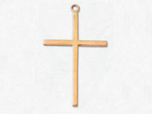 Load image into Gallery viewer, 17x28mm Gold-Filled Cross Charm - BeadPrism