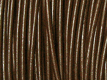 Load image into Gallery viewer, 100 Meters - 1.75mm Round Brown Finest Greek Leather Cord - BeadPrism