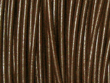 100 Meters - 1.75mm Round Brown Finest Greek Leather Cord