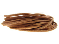 5 Meters - 2mm Round Natural Greek Leather Cord - BeadPrism